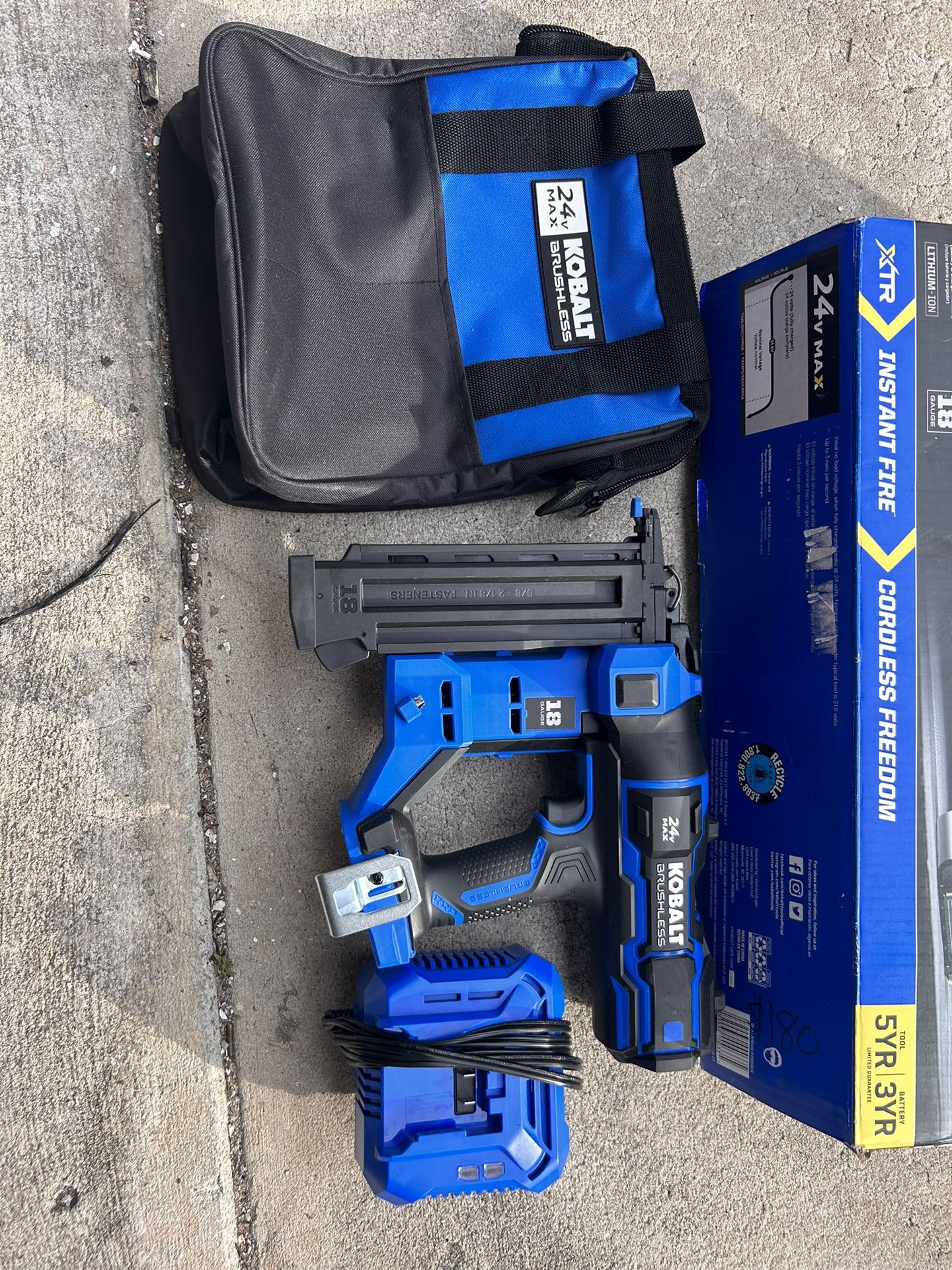 Kobalt 24v 18 Gauge Nail Gun