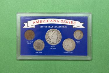 Americana Series Yesteryear Barber Silver Coin Set