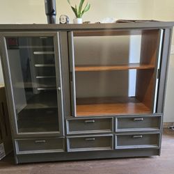 Sturdy Beautiful Wooden Entertainment Center