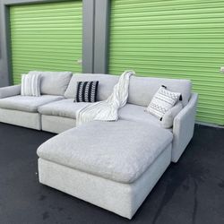 Light Grey Cloud Sectional 