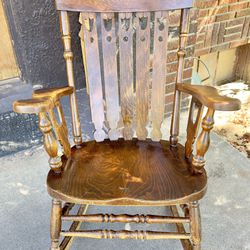 Antique Wooden Rocking Chair 