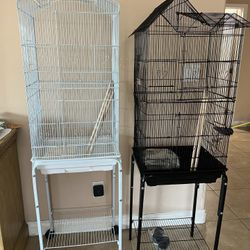 Bird Cages With Rolling Stand