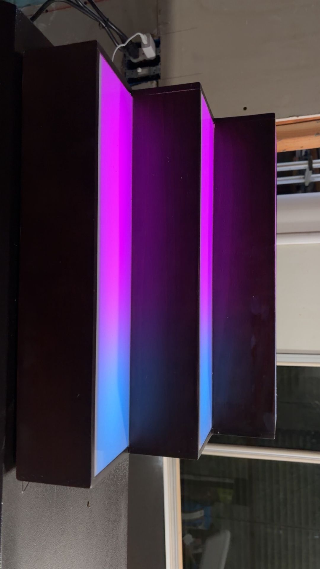 3-Tier LED Liquor Bottle Display Shelf