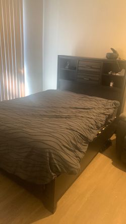 Bed frame and mattress