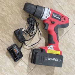 Hyper Tough 18V Cordless Drill with Charger