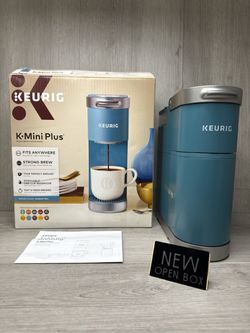Keurig K-mini Plus V2 Single Serve K-cup Pod Coffee Maker Evening Teal (A1D031856)