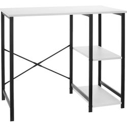 Small Black & White Desk