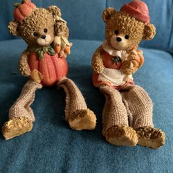 Halloween Shelf Sitter Bears Pair