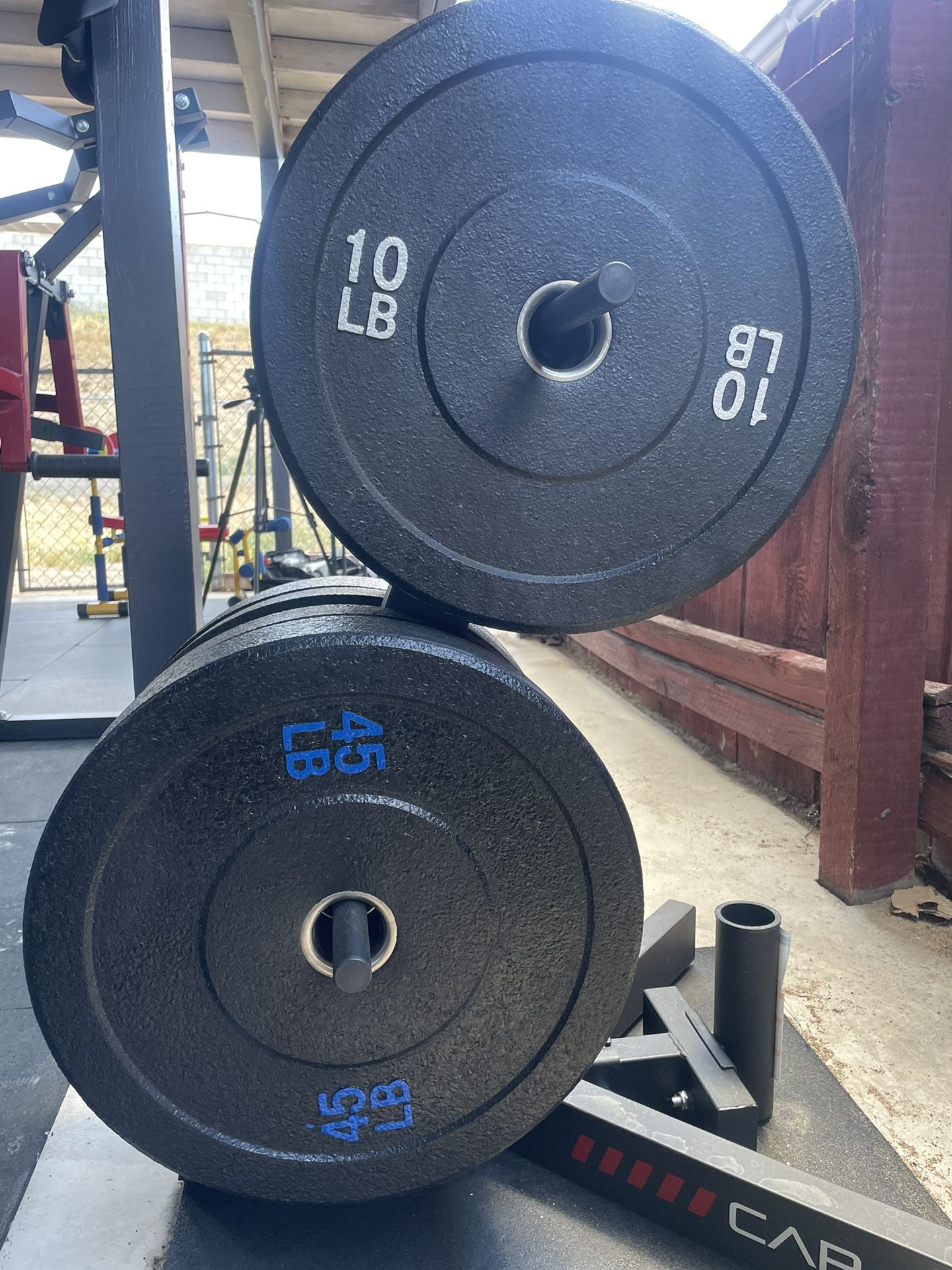 Bumper Olympic Weight Plates 