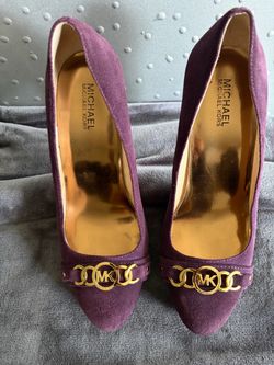 Michael Kors Purple Suede Heels