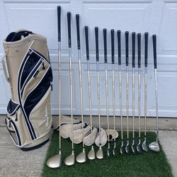 ⛳️🌸 Women’s Golf Clubs And Bag. Nice!!