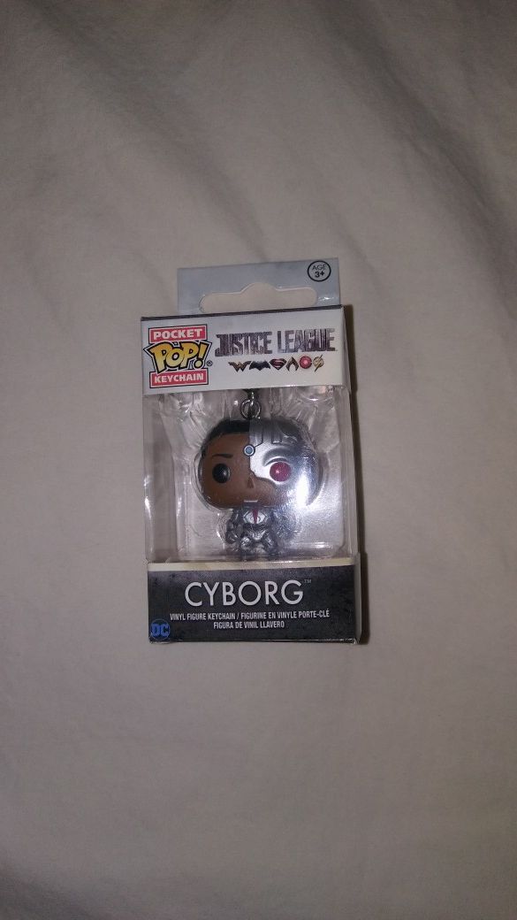 Funko Pocket Pop Keychain Justice League Cyborg
