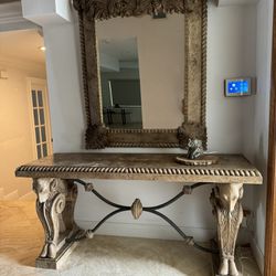 Mirror & Console Table Match 