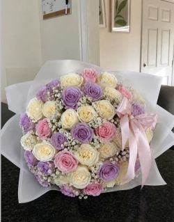 Flower ramo bouquet 75 STEMS
