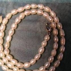 New, 15 Genuine  Fresh Water  Pearl Necklaces, 3-4 mm X 18" fresh water pearl necklaces for $25.00
