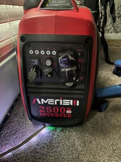 AMERISUN 2500W Portable Inverter Generator, Gas Powered Generator with CO Sensor