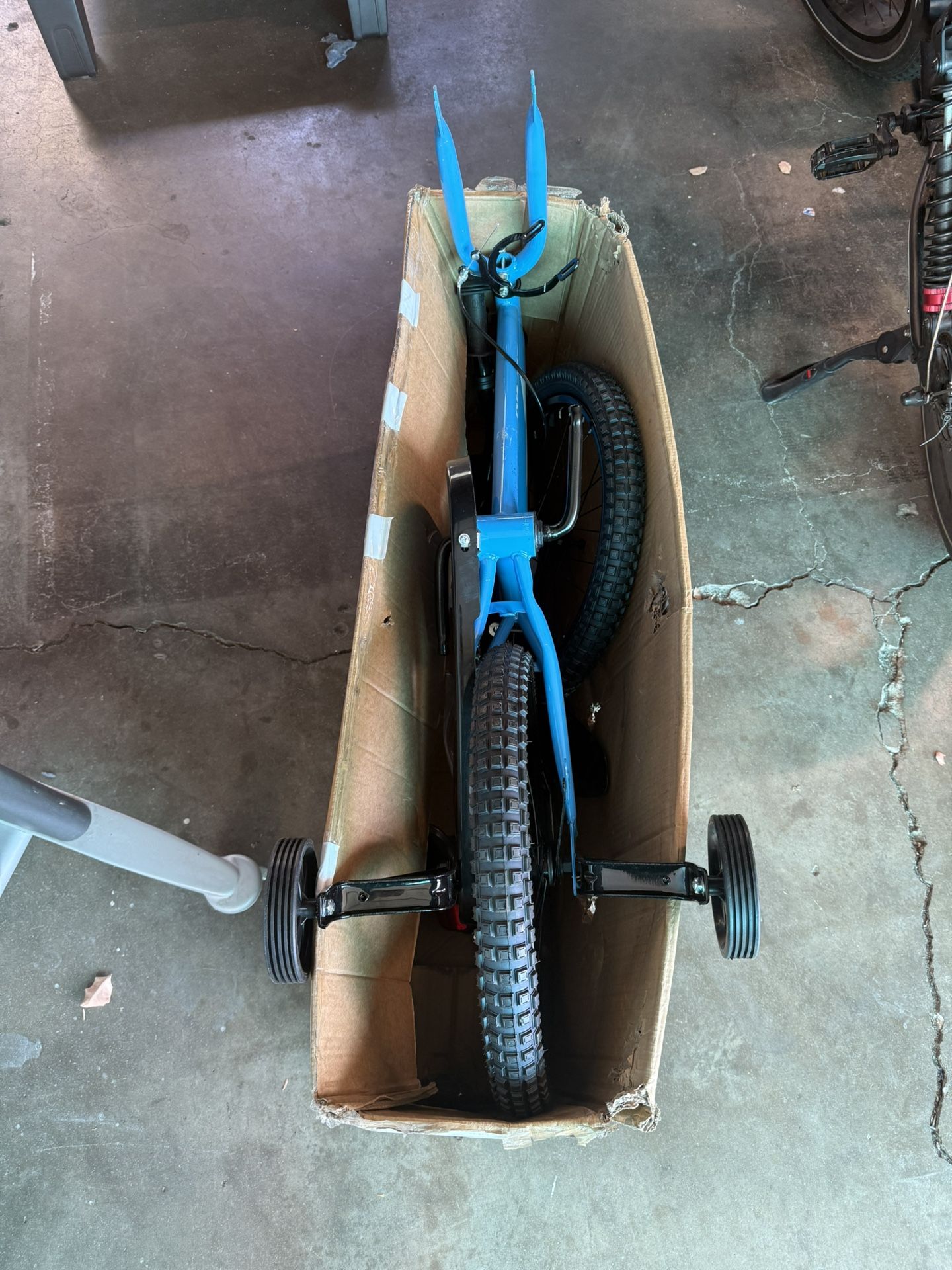 Disassembled Kids Bike