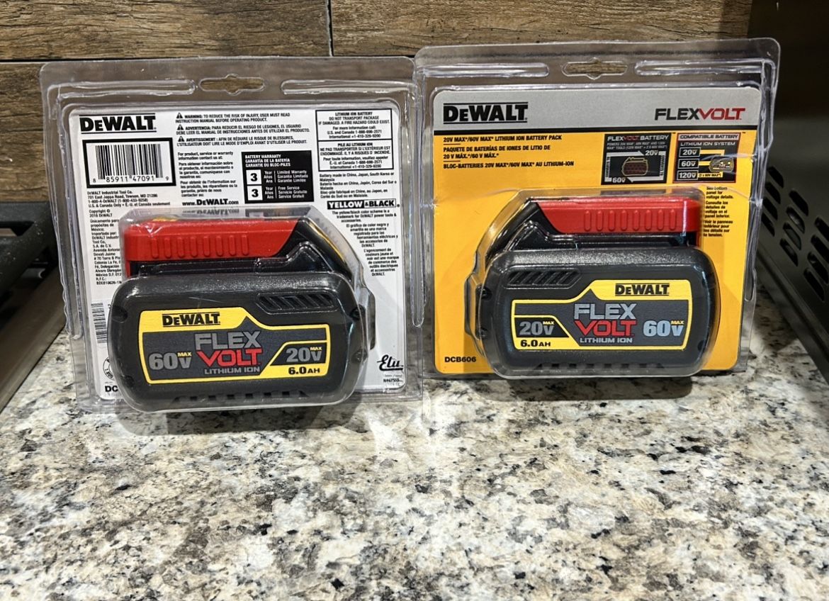Dewalt DCB606 60 volt Flex Volt amp Battery NEW In Package