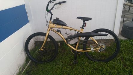 26" ALL ALUMINUM FRAME W BRAND NEW 80CC BIG BERTHA PIPE