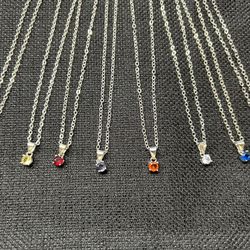 New/Never Worn/Costume Pendant Necklaces/18” Chain W/Lobster Claw Clasp/$10 EACH