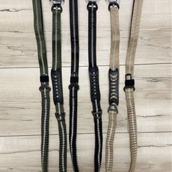 High Quality Tactical Dog Leash Car Seat Belt Double Handle Lead Heavy Duty