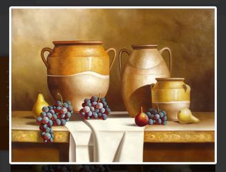 Oil on canvas, very large piece