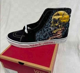 Vans Sk8-Hi Metallica  30th Anniversary Size 10