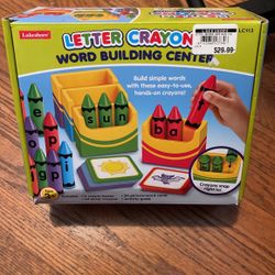 Lakeshore Letter, Crayon Word, Building Center Age 3 +