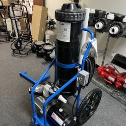 Portable Vacuum For Inground Pools 1.5 Hp Inground Pool Pump With 150 Square Foot Cartridge Filter Portavac 2.0