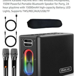 Karaoke Bluetooth Speaker Wireless Microphone