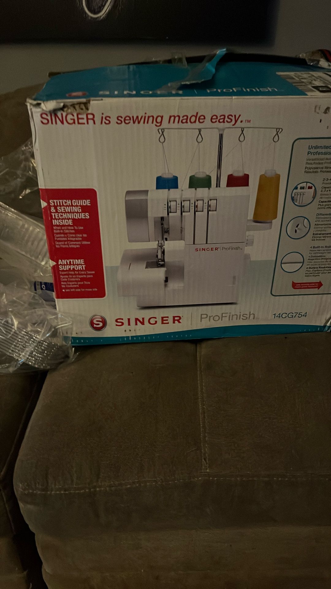 Brand new sewing machine singer