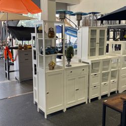 Brand New Floor Cabinet with Shelf White For Bathroom 