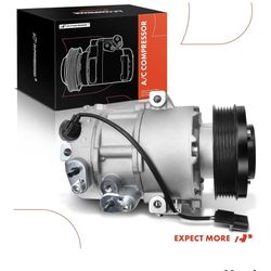 A-Premium Air Conditioner AC Compressor with Clutch Compatible with Hyundai Tucson 2.OL 2016-2017