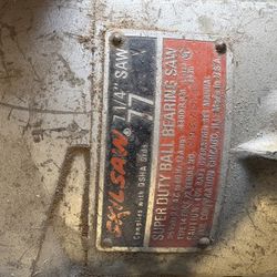 Skill Saw. 77 Aluminum Handle 