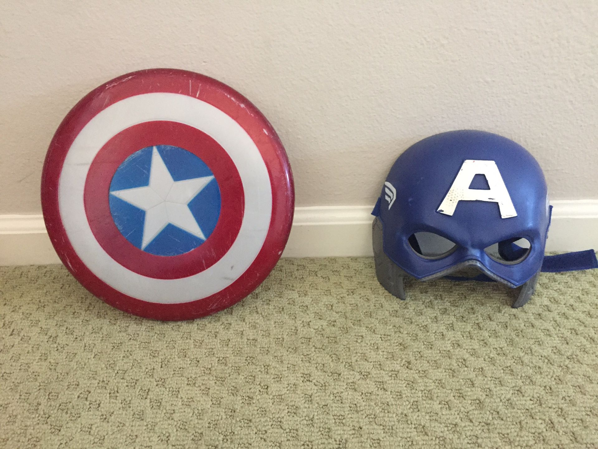 Captain America Shield and Mask