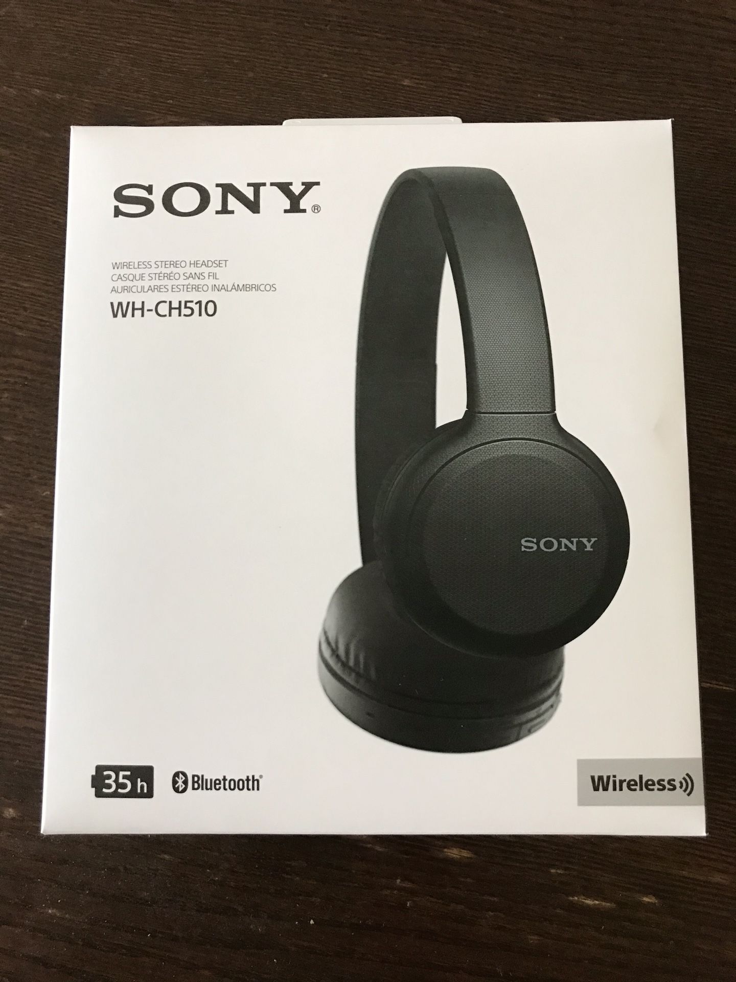Sony wh-ch510 wireless headphones (on-ear) - barely used