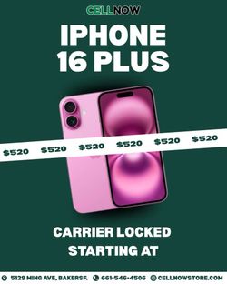iPhone 16 carrier locked
