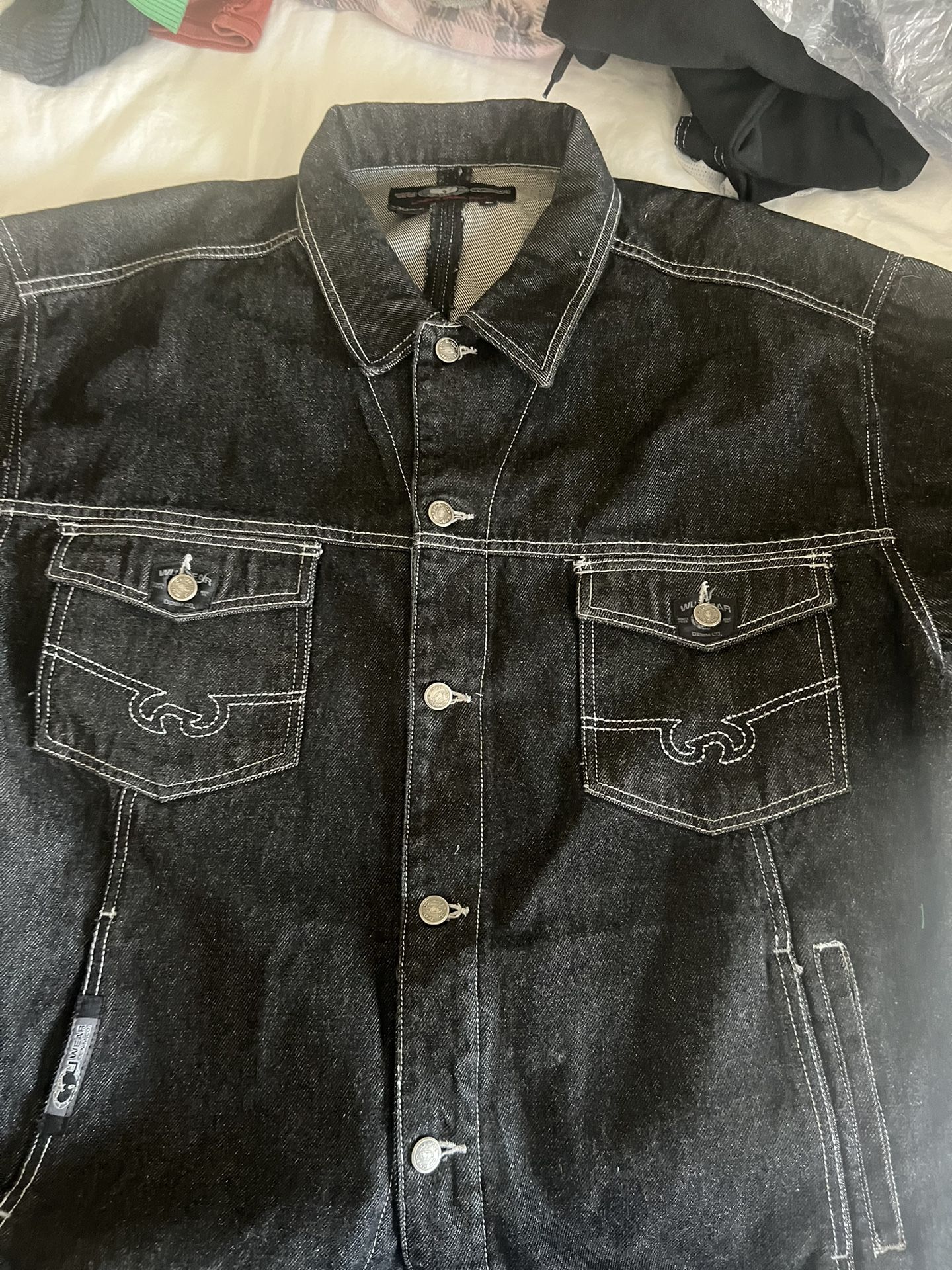 Wu Wear Black Jean Jacket