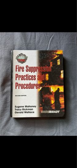 Fire Suppression Practices And Procedures Book
