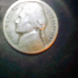 1943 P Nickel (With Error)