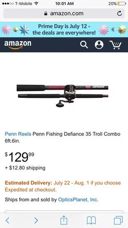 New penn defiance rod and reel.