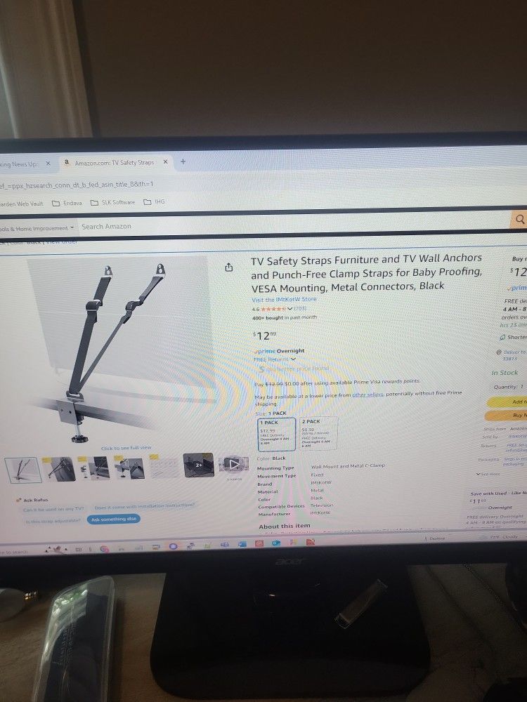 Free - TV Safety Straps