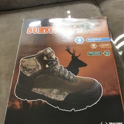 Survivors Camp Boots New In Box Sixes 9 -10-10.5-11-12-13