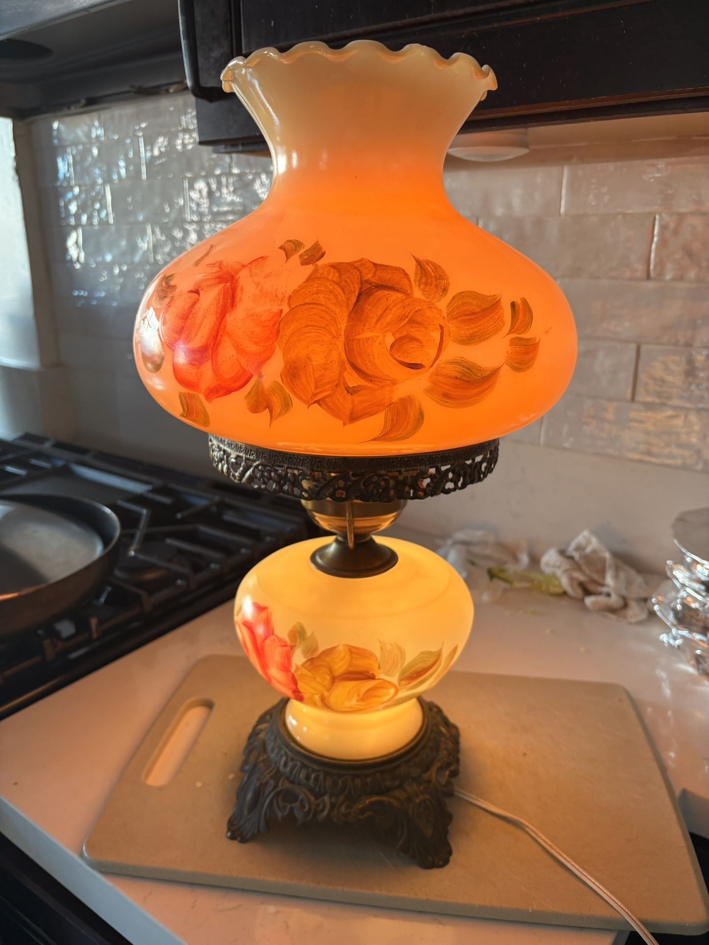 A beautiful vintage lamp