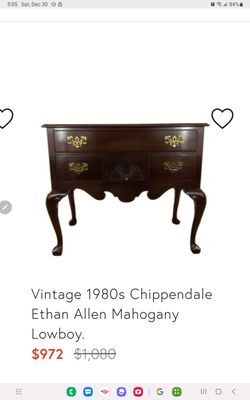 Vintage Ethan Allen Low Boy