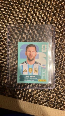 Panini FIFA Lionel Messi Sticker Card