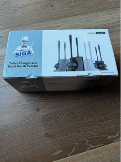 MR. SIGA Toilet Plunger and Bowl Brush Combo