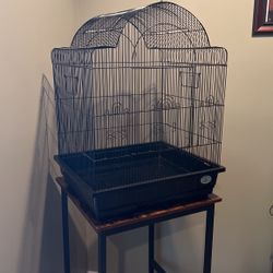 AE Cage Company Victorian open Top Bird Cage 25"x21"x32"