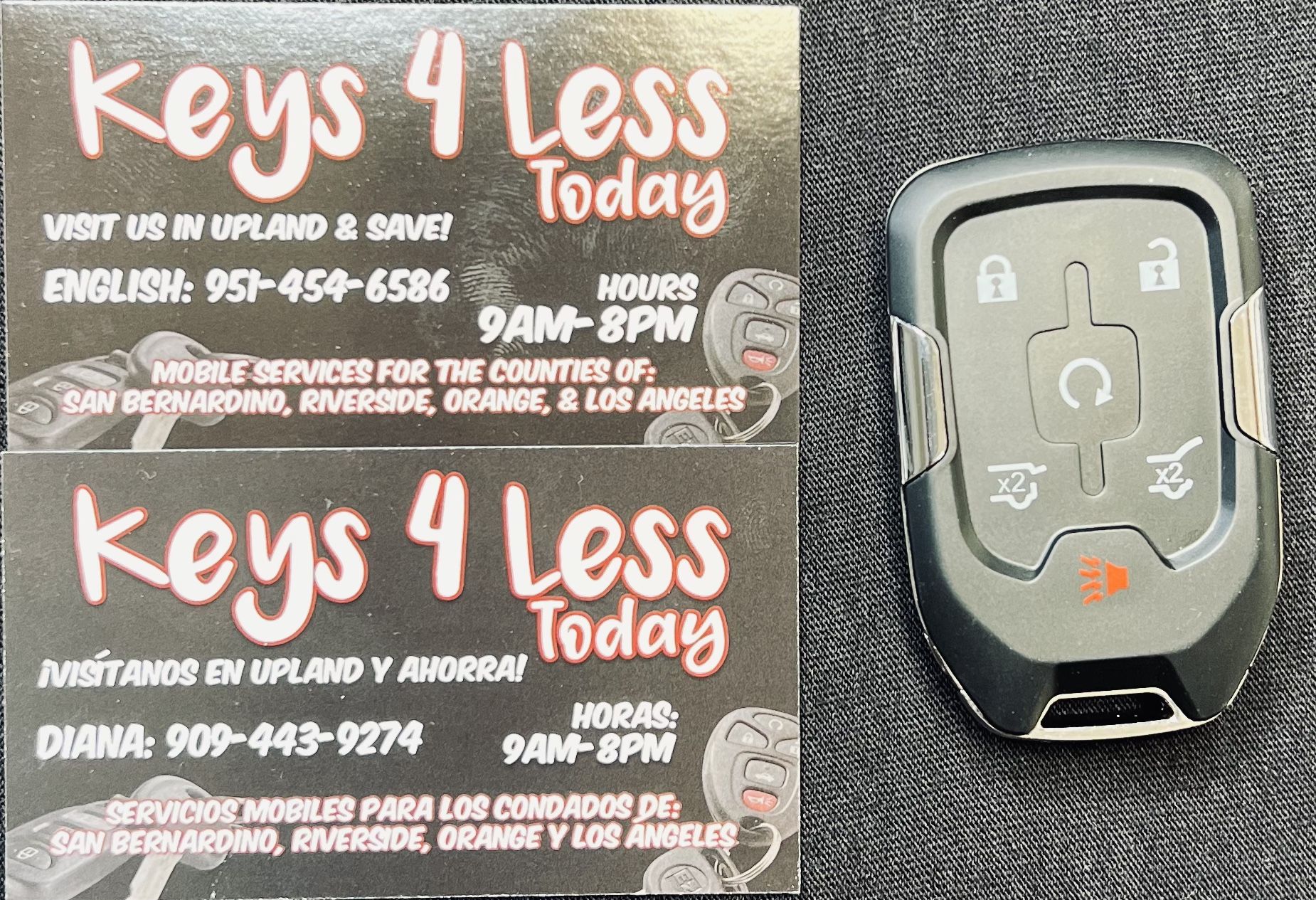 [$120 in Upland Today] GMC or Chevy Smart Remote Push Start Key Copy (Suburban, Tahoe & Yukon)