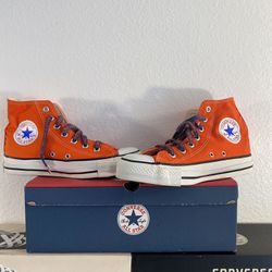 Converse Chuck Taylor All Star Hi Orange Sneakers 19620 Made In Size 6.5 for Sale in CO - OfferUp